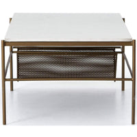 Felicity Coffee Table, Matte Brass - Modern Furniture - Coffee Tables - High Fashion Home