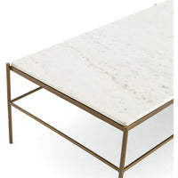 Felicity Coffee Table, Matte Brass - Modern Furniture - Coffee Tables - High Fashion Home