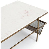 Felicity Coffee Table, Matte Brass - Modern Furniture - Coffee Tables - High Fashion Home