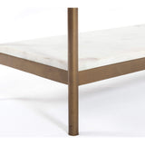 Felix Small Console Table, Antique Brass - Furniture - Accent Tables - High Fashion Home