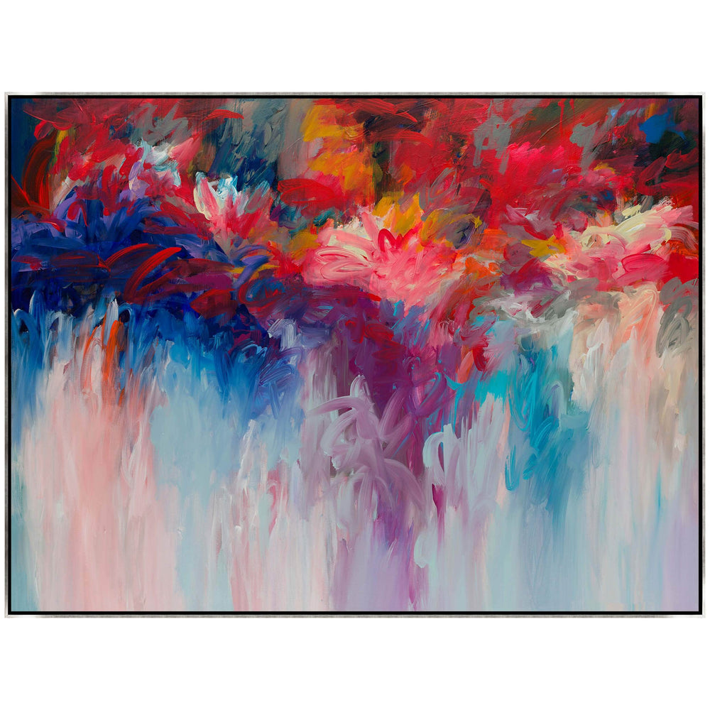 Floral Fire Framed - Accessories Artwork - High Fashion Home