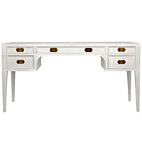 Africa Desk, White Wash-High Fashion Home