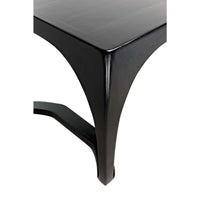 Lola Desk, Hand Rubbed Black-High Fashion Home