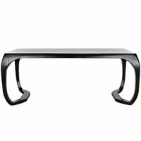 Lola Desk, Hand Rubbed Black-High Fashion Home