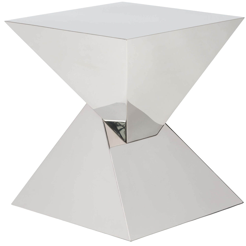 Giza Side Table, Silver - Furniture - Accent Tables - High Fashion Home