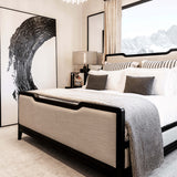 Graham King Bed, Warm Quartz-High Fashion Home
