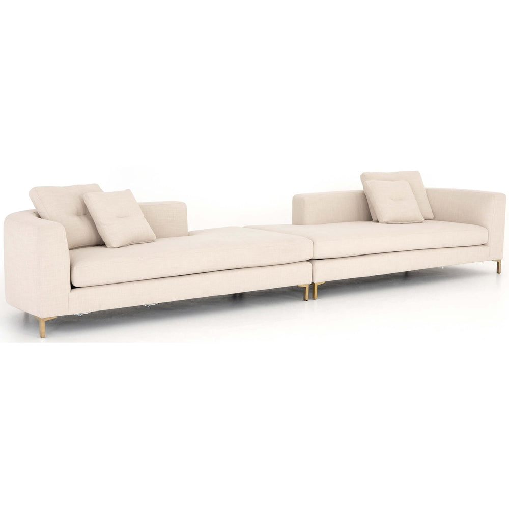 Greer Chaise Sectional - Modern Furniture - Sectionals - High Fashion Home