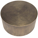 Dixon Coffee Table, Steel with Aged Brass Finish-High Fashion Home