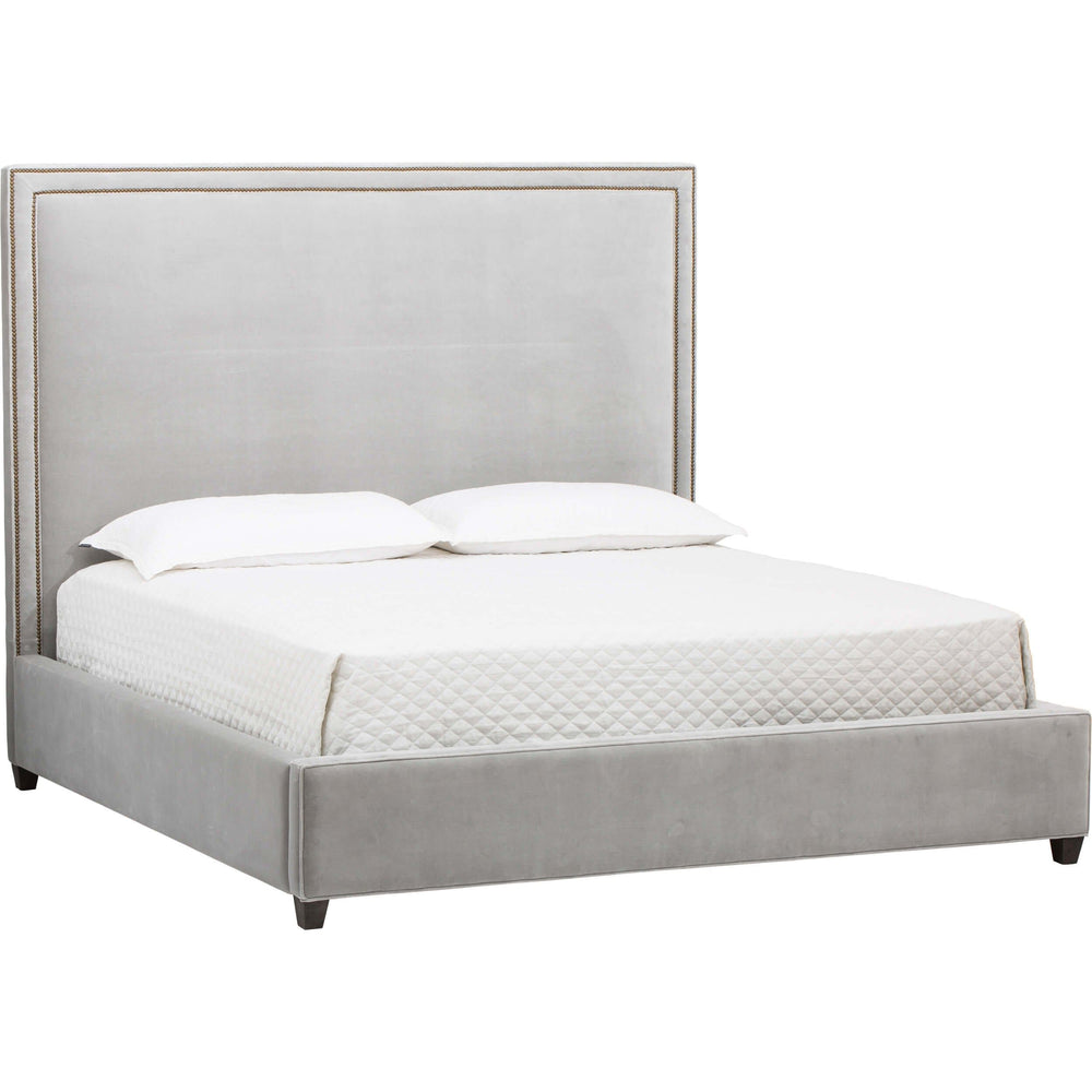 Hamilton Tall Bed, Vance Mist - Modern Furniture - Beds - High Fashion Home
