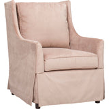 Hand Over Heart Chair, Blush - Modern Furniture - Accent Chairs - High Fashion Home