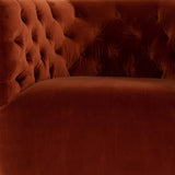 Hanover Swivel Chair, Sapphire Rust - Modern Furniture - Accent Chairs - High Fashion Home
