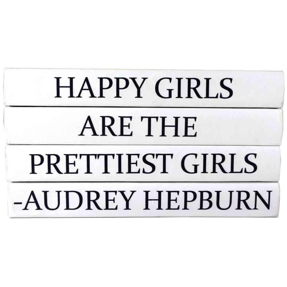 Stack of Books, Happy Girls - Accessories - High Fashion Home