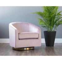 Hazel Chair, Blush - Modern Furniture - Accent Chairs - High Fashion Home