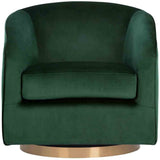 Hazel Chair, Deep Green - Modern Furniture - Accent Chairs - High Fashion Home