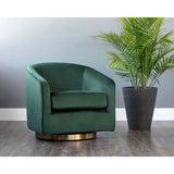 Hazel Chair, Deep Green - Modern Furniture - Accent Chairs - High Fashion Home