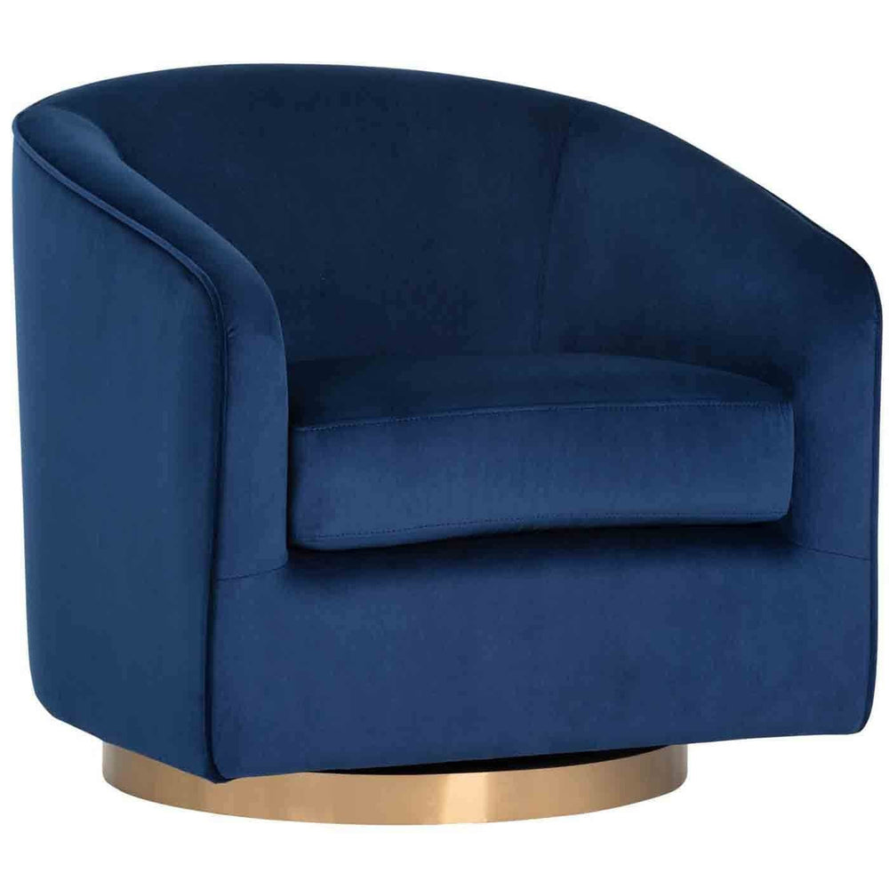 Hazel Chair, Navy - Modern Furniture - Accent Chairs - High Fashion Home