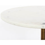 Helen End Table, Raw Brass - Furniture - Accent Tables - High Fashion Home