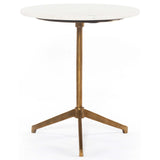 Helen End Table, Raw Brass - Furniture - Accent Tables - High Fashion Home