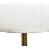 Helen Round Coffee Table, Raw Brass - Modern Furniture - Coffee Tables - High Fashion Home