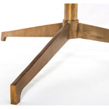 Helen Round Coffee Table, Raw Brass - Modern Furniture - Coffee Tables - High Fashion Home