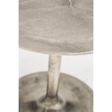 Tulip Side Table, Raw Nickel - Furniture - Accent Tables - High Fashion Home