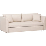 Dempsey Trundle Bed Sofa, Crevere Creme - Furniture - Sofas - High Fashion Home