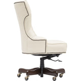 Executive Tufted Leather Chair - Furniture - Office - High Fashion Home