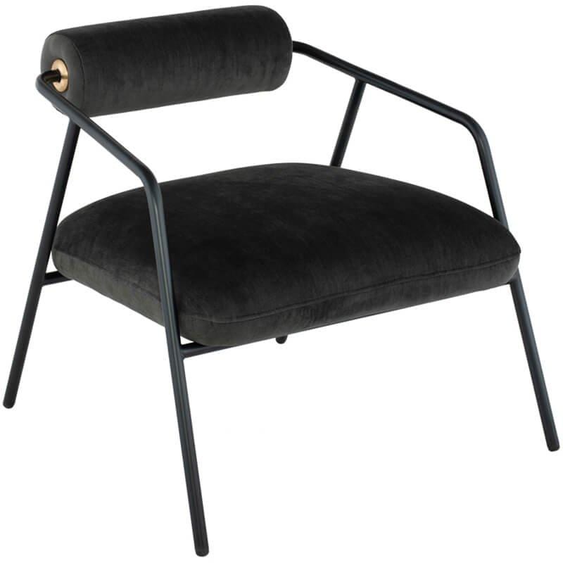 Cyrus Chair, Black - Modern Furniture - Accent Chairs - High Fashion Home