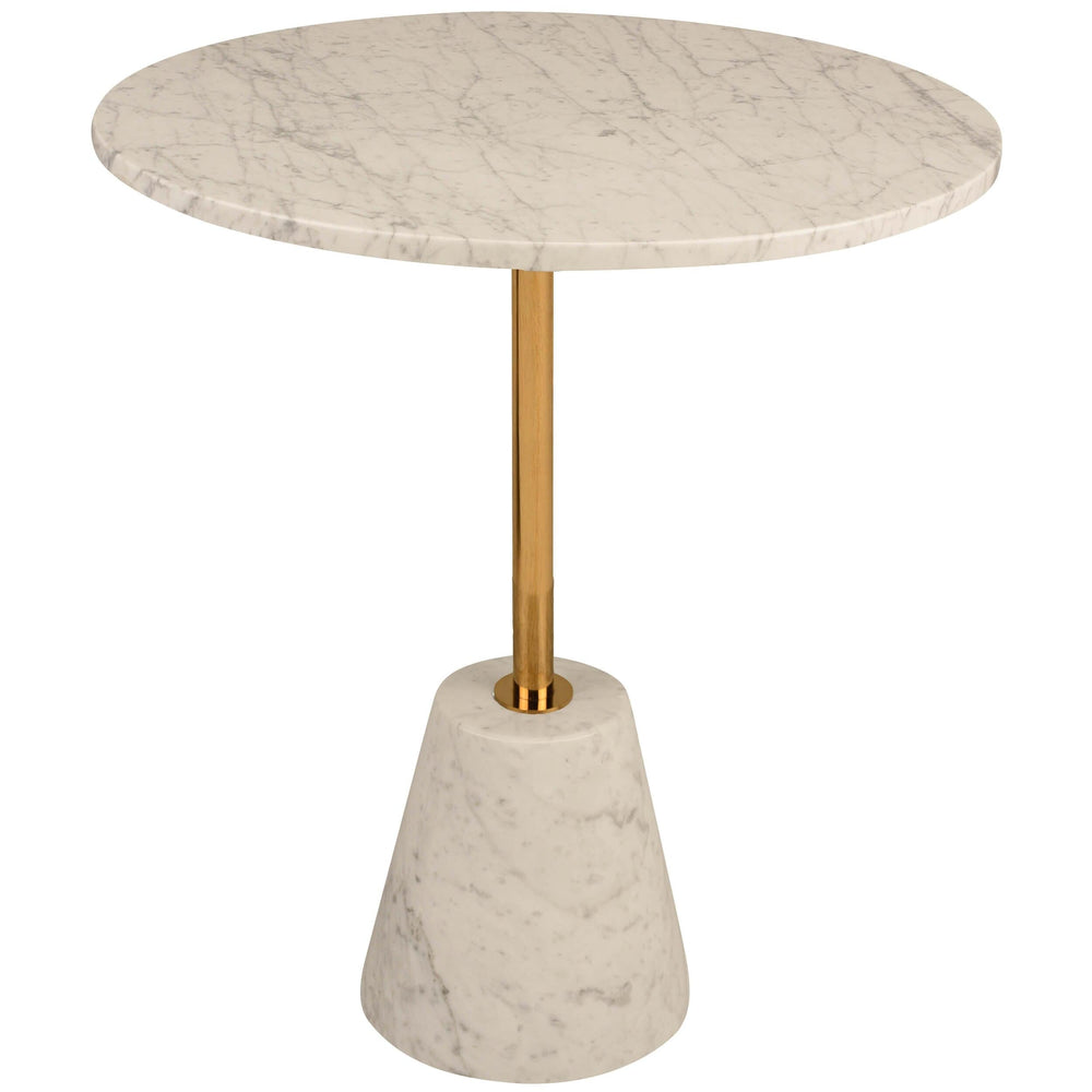 Bianca Side Table, White - Furniture - Accent Tables - High Fashion Home