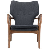 Patrik Occasional Chair, Dark Grey - Furniture - Chairs - High Fashion Home