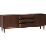 Adele Sideboard Cabinet, Walnut - Furniture - Storage - High Fashion Home
