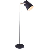 Sawyer Floor Lamp, Dark Gray - Lighting - High Fashion Home