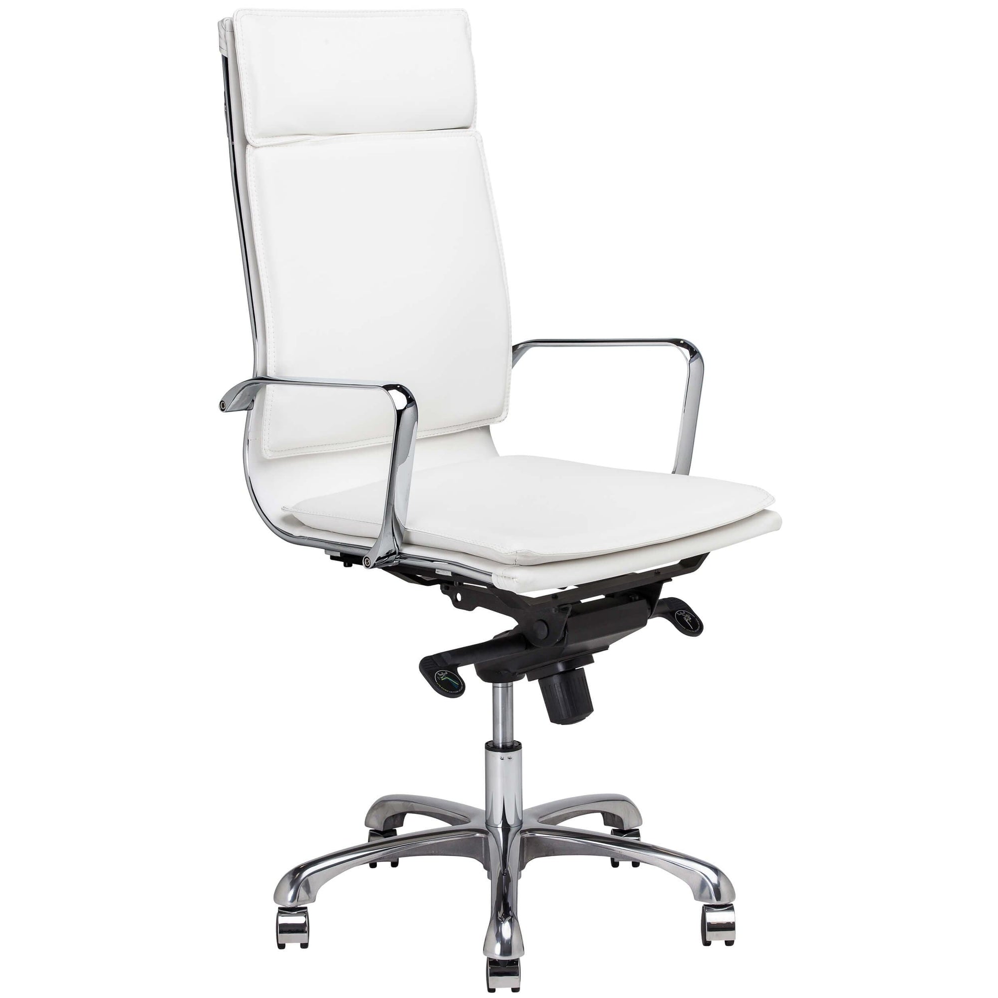 Carlo Office Chair, White – High Fashion Home