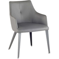 Renee Dining Chair, Grey - Furniture - Dining - High Fashion Home