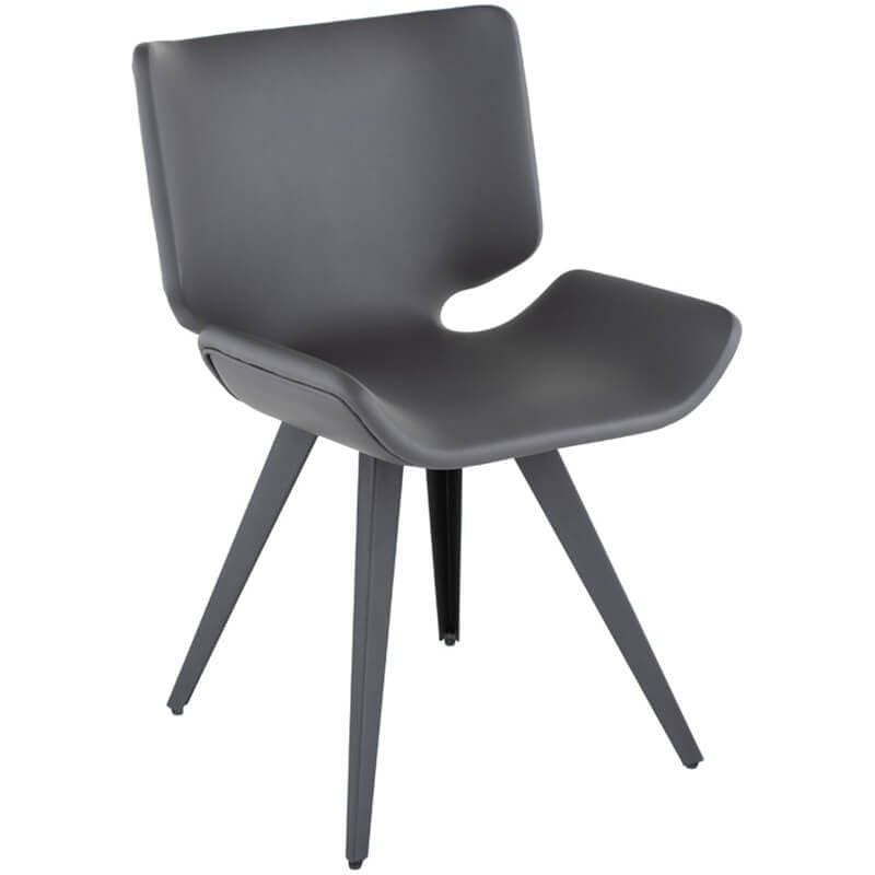 Astra Dining Chair, Grey - Furniture - Dining - High Fashion Home