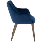 Renee Dining Chair, Petrol - Furniture - Dining - High Fashion Home