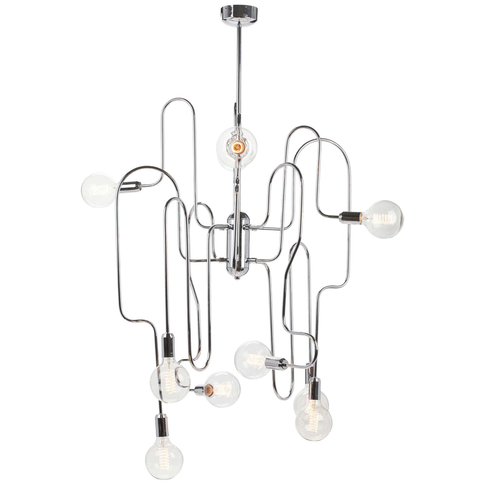 Corrine Pendant, Chrome - Lighting - High Fashion Home