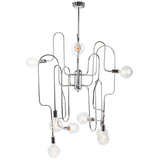 Corrine Pendant, Chrome - Lighting - High Fashion Home