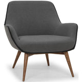 Gretchen Chair, Slate Grey - Modern Furniture - Accent Chairs - High Fashion Home