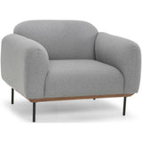 Benson Chair, Light Grey - Modern Furniture - Accent Chairs - High Fashion Home