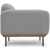 Benson Chair, Light Grey - Modern Furniture - Accent Chairs - High Fashion Home