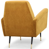 Victor Chair, Mustard - Modern Furniture - Accent Chairs - High Fashion Home