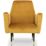 Victor Chair, Mustard - Modern Furniture - Accent Chairs - High Fashion Home