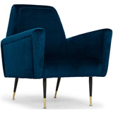 Victor Chair, Midnight Blue - Modern Furniture - Accent Chairs - High Fashion Home