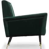 Victor Chair, Emerald Green - Modern Furniture - Accent Chairs - High Fashion Home