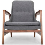 Enzo Chair, Shale Grey - Modern Furniture - Accent Chairs - High Fashion Home