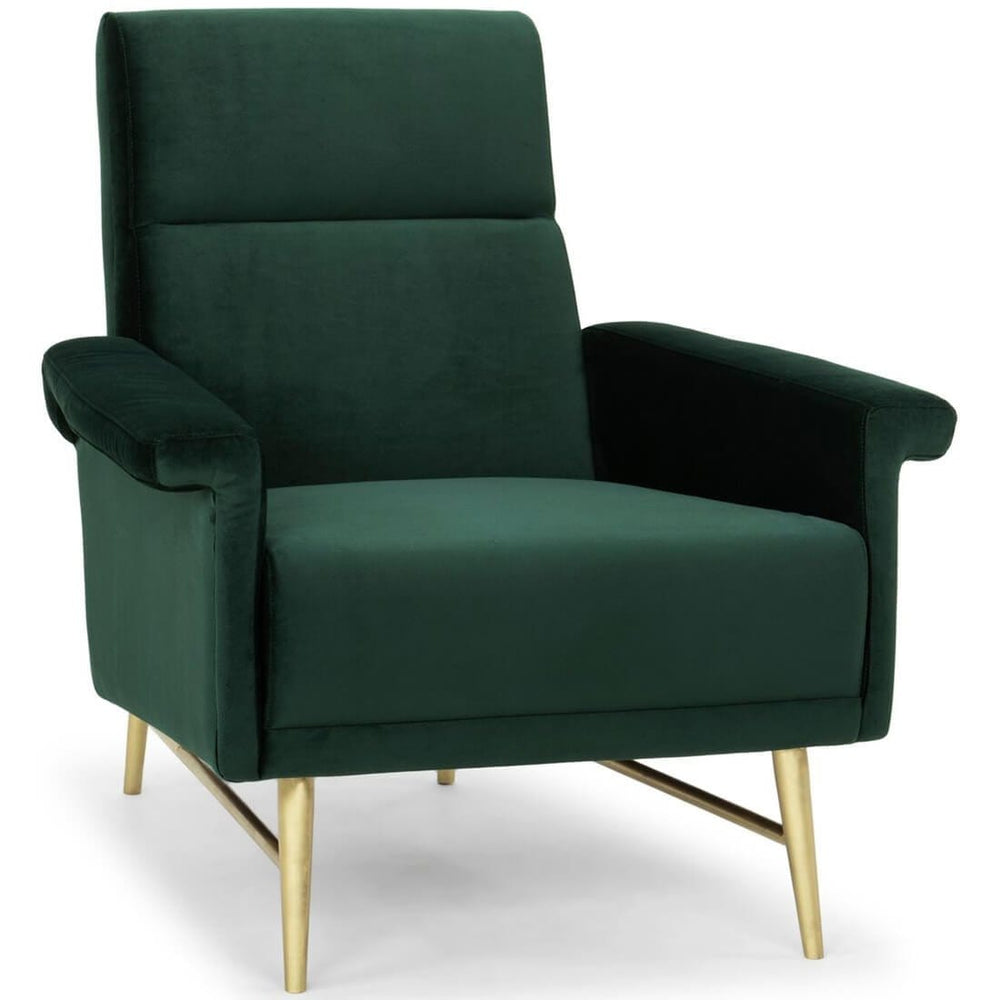 Mathise Chair, Emerald Green - Modern Furniture - Accent Chairs - High Fashion Home