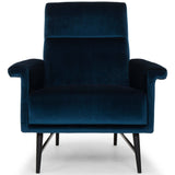 Mathise Chair, Midnight Blue - Modern Furniture - Accent Chairs - High Fashion Home