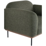 Benson Chair, Hunter Green - Modern Furniture - Accent Chairs - High Fashion Home