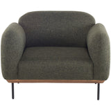 Benson Chair, Hunter Green - Modern Furniture - Accent Chairs - High Fashion Home